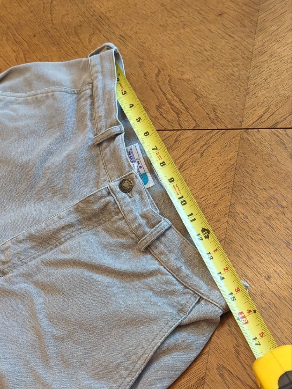 Vintage The North Face Beige Cotton Men's Shorts - Picture 5 of 7